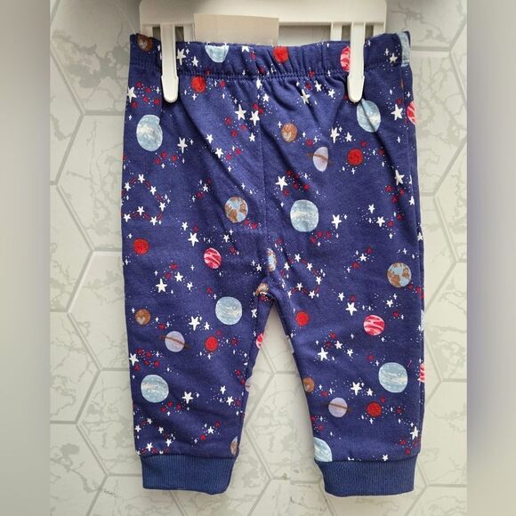 Baby Girl's Cat & Jack Fleece Universe Stars Planet Sweatshirt & Joggers Set - Picture 6 of 10